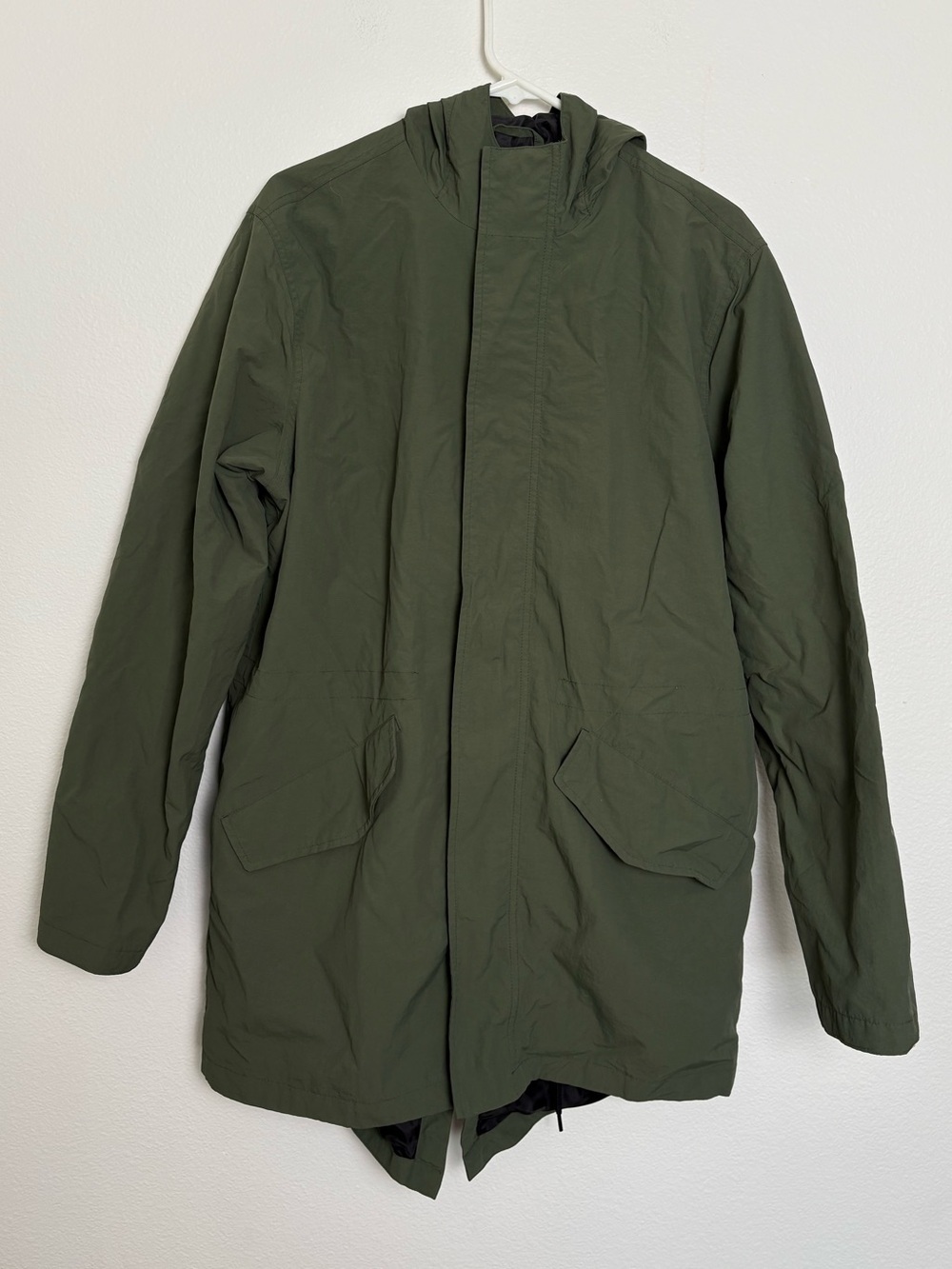 Old Navy Men's Hooded Military Parka in Olive Size Large